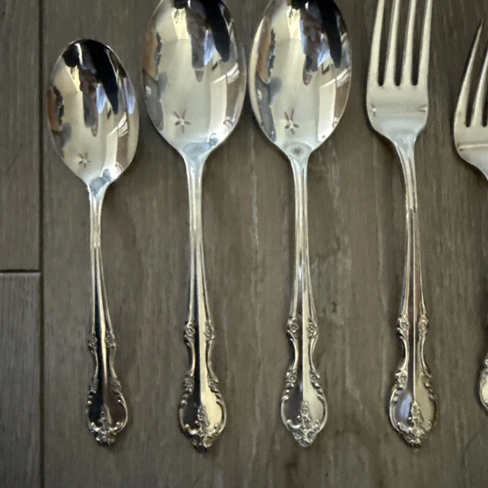 Set‎ of 6 International SOUTHERN SPLENDOR Silverplate Rogers & Bro 1962 Flatware